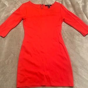 Forever 21 Fire Orange Dress